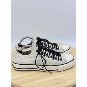Converse X John Varvatos CT Multi Eyelet Rare  White/ Black Shoes Womens Size 7